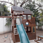 Children Cancer Screening Center Puerto Vallarta Febrero de 2017 barnizó el patio de recreo. February 2017 varnished the playground.